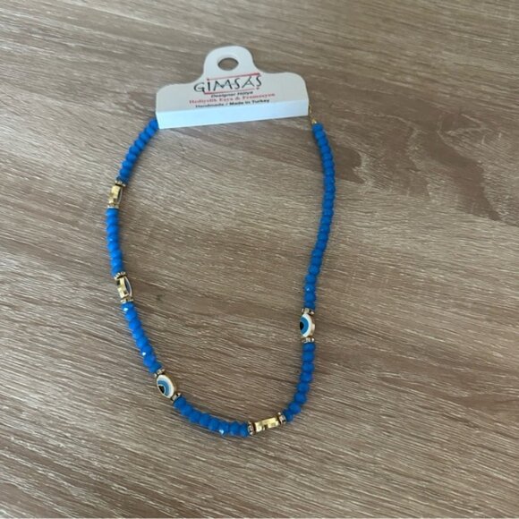 GIMASA Handmade Evil Eye Beaded Necklace - Picture 1 of 1